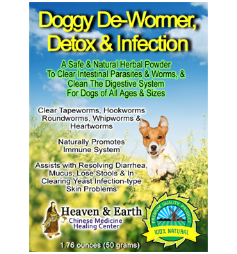 Doggy De-wormer Detox Infection Pets MAIN WEB