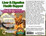 Liver & Digestive Health Support Dog Powder Whole Label Detail
