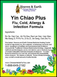 Yin Chiao Plus Chinese Herb Formula - Detail View