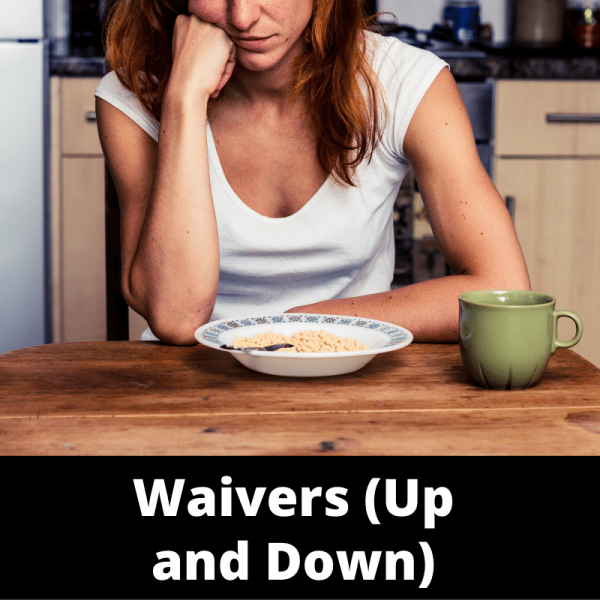 Main - Appetite - Waivers (Up and Down)