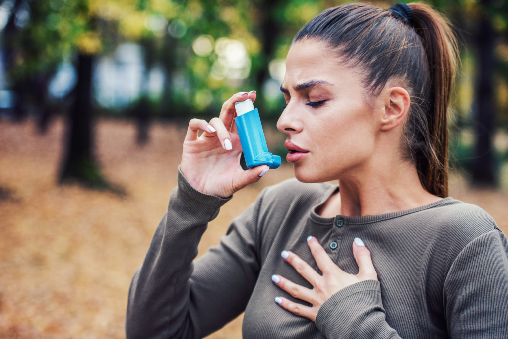 Asthma Woman