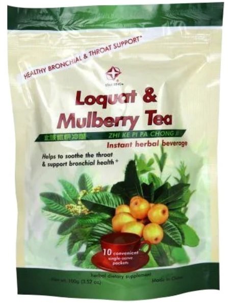 Star Ring – Loquat and Mulberry Tea – Zhi Ke Pi Pa Chong Ji Instant Tea