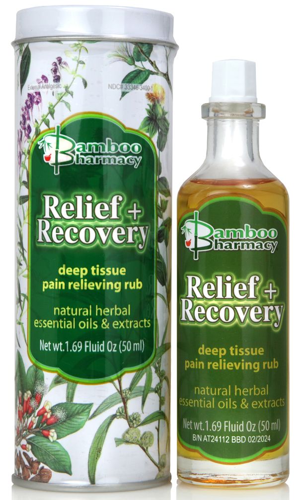 Bamboo Pharmacy Relief + Recovery Oil Health Main Image