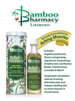 Bamboo Pharmacy Relief + Recovery Oil Health Benefit Promotion