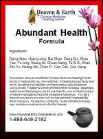 Abundant Health Formula