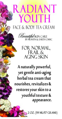 Radiant Youth Face & Body Herbal Tea Cream Detail Image of Cover